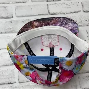 Accessories | Farmers Market Hawaii Pink Floral Snapback Hat  display picture 2